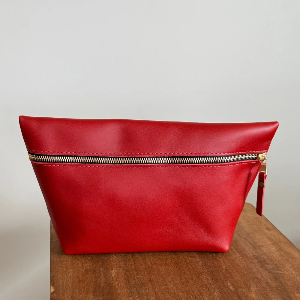 PLG X-Large Makeup Bag in Ruby NWOT - Picture 3 of 6
